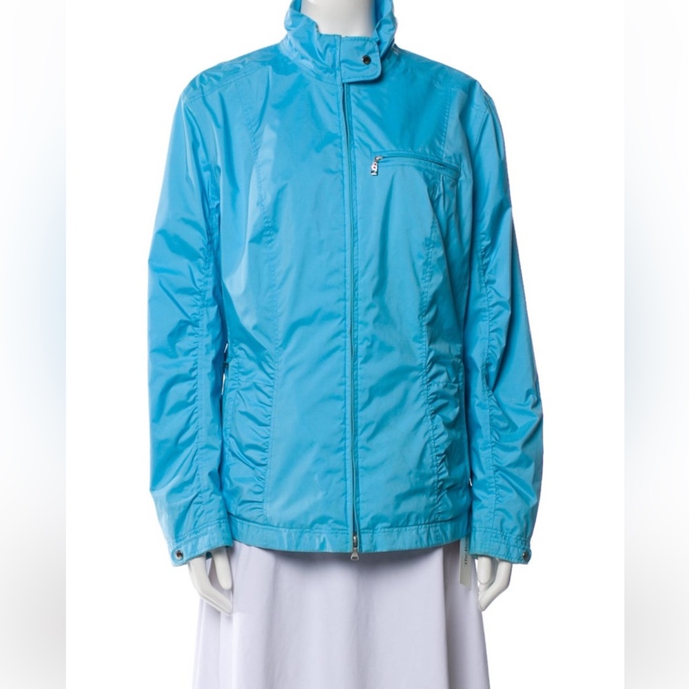 BOGNER High Neck Jacket in Blue size 6